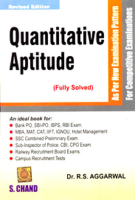 Quantitative Aptitude by R. S. Agarwal Quantitative Aptitude by R. S. Agarwal