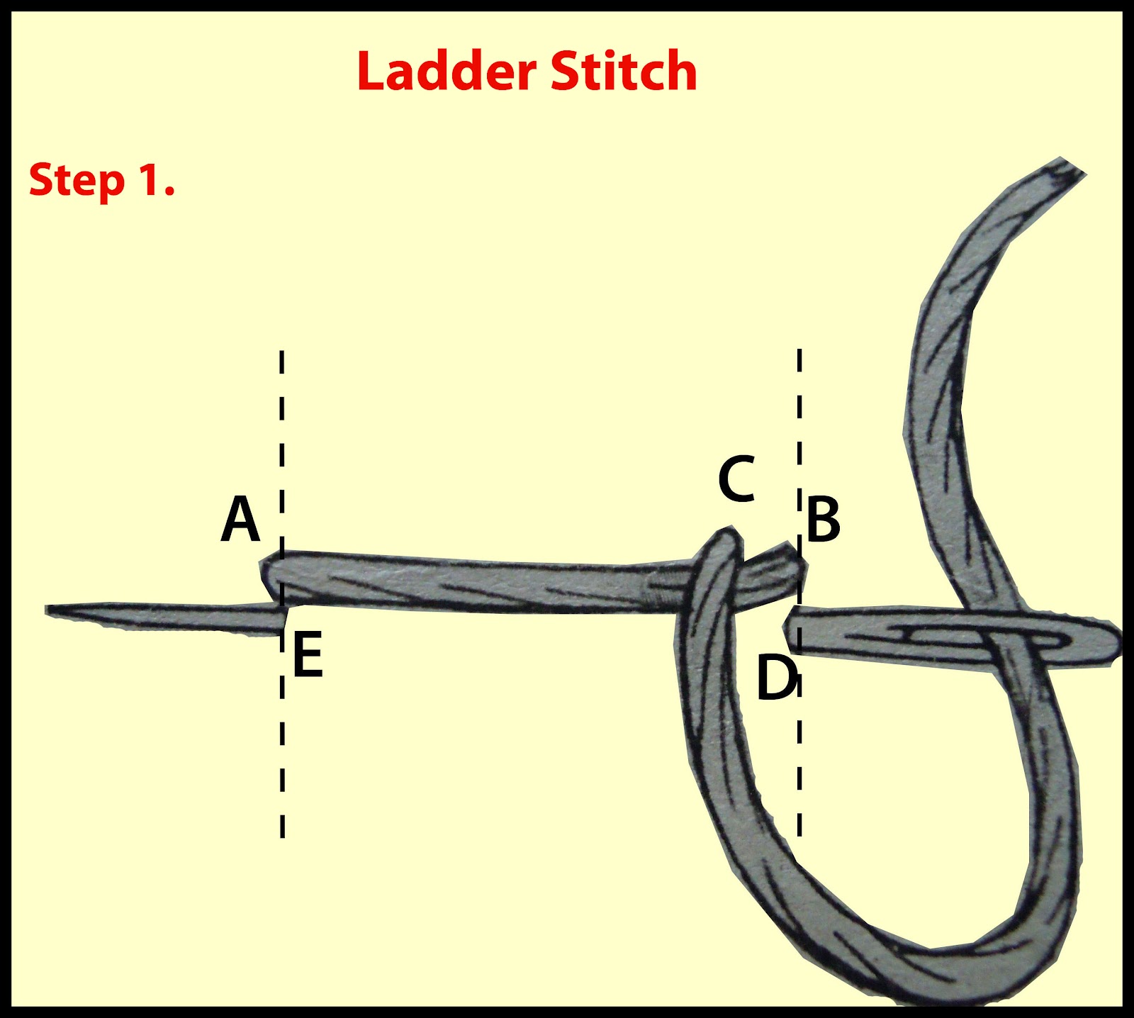 Craft Ideas Ladder Stitch