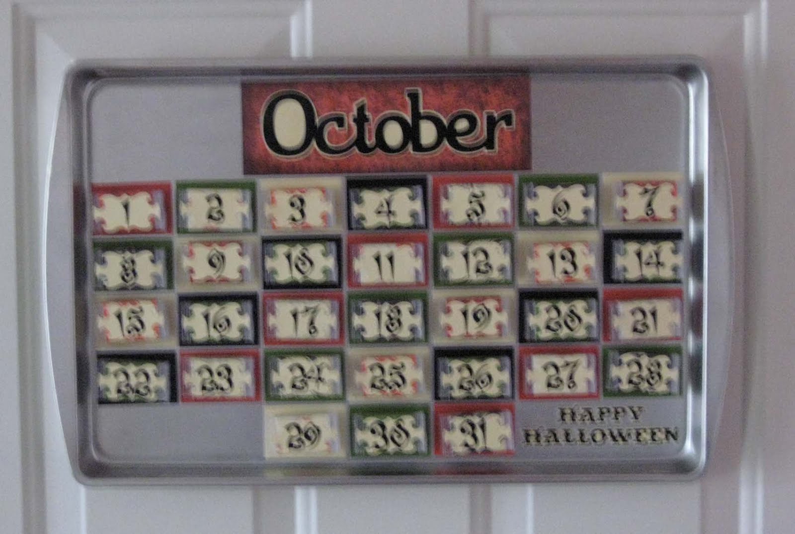 Cookie Sheet Calendars