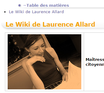 WIKI de Laurence Allard