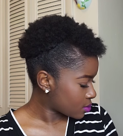 4c Natural Hairstyles How To Do An Afro Puff On Short 4c Natural