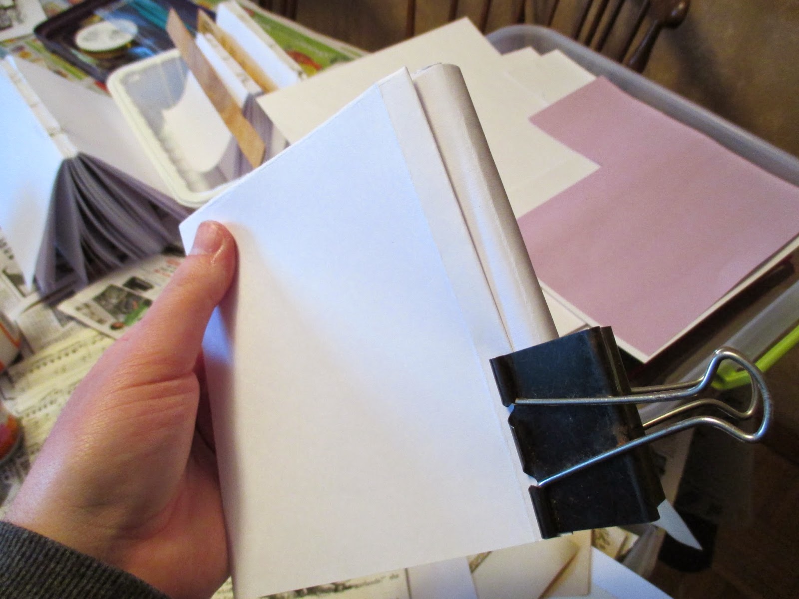 He Sings Over Me Upcycled journal/bookbinding tutorial