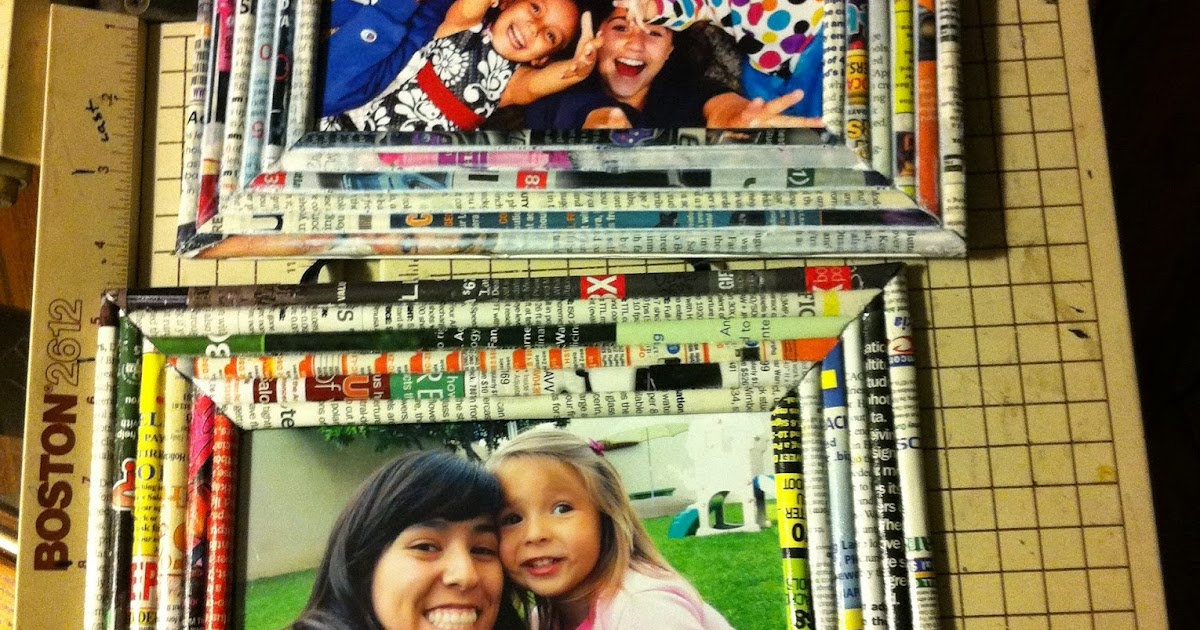 DIY PROJECTS DIY Magazine Picture Frame