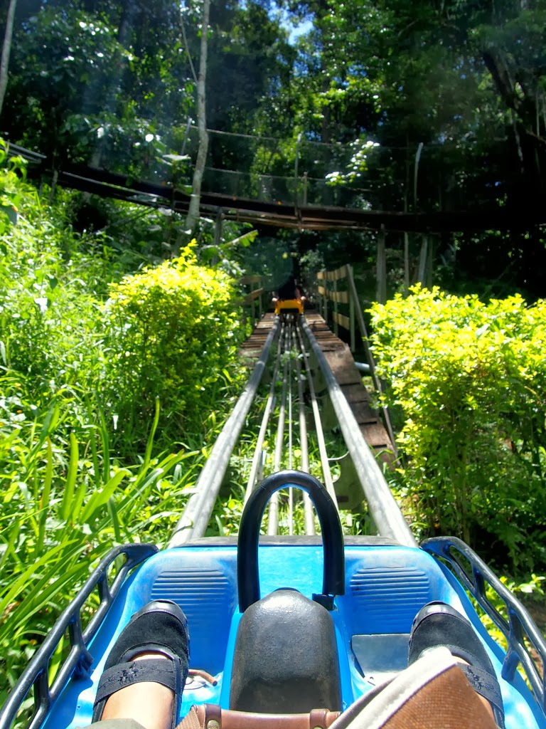 Travelholic Manual Roller Coaster at Datanla Falls in Dalat, Vietnam