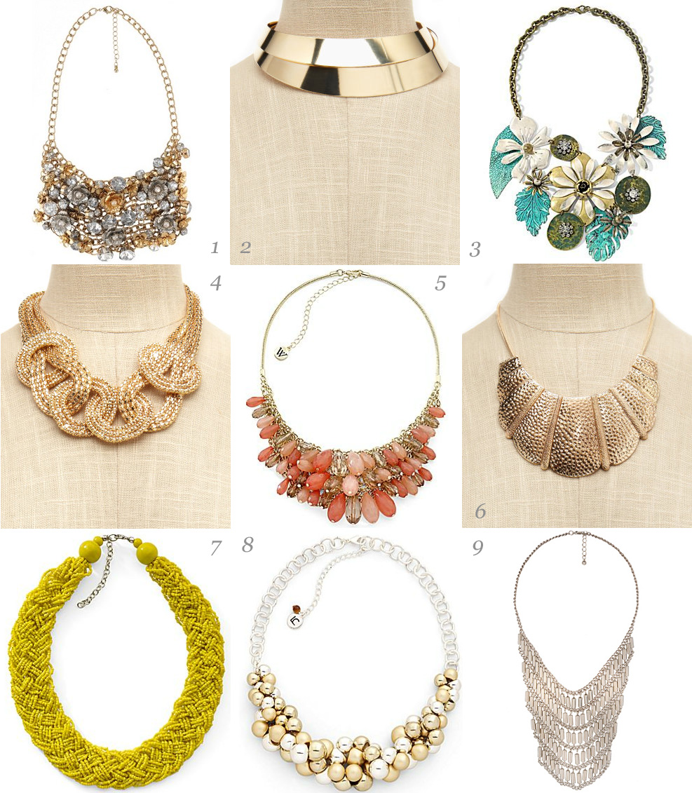 Über Chic for Cheap Trend Statement Necklace