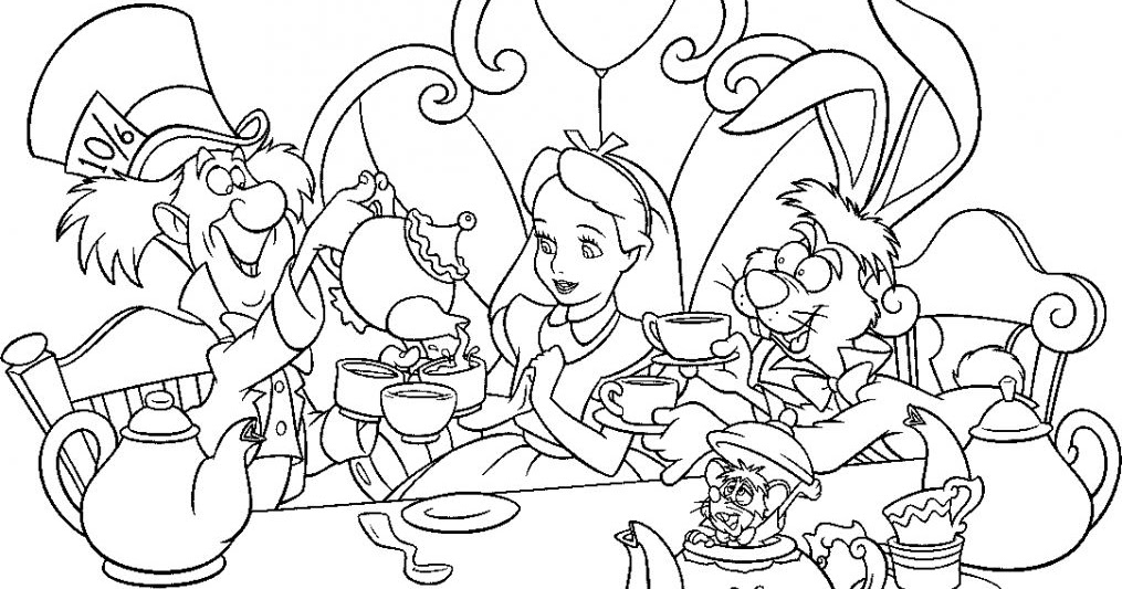 Alice In Wonderland Coloring Pages | Free Coloring Pages Alice In Wonderland Coloring Pages | Free Coloring Pages