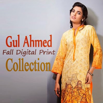Gul Ahmed Fall Digital Print Collection