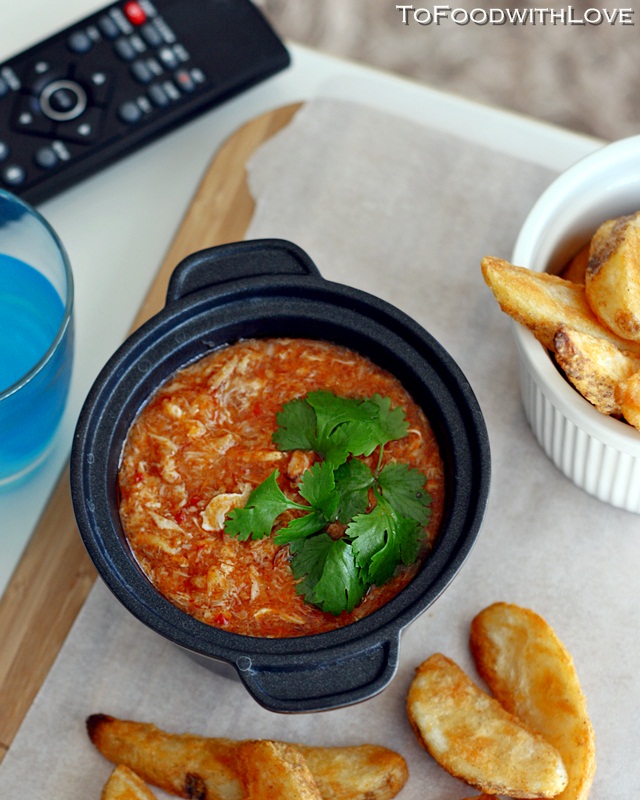 To Food with Love Potato Wedges with Singapore Chilli Crab Dip