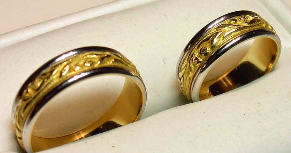 male and female matching wedding bands