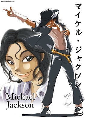 Trabalhos em Mangá, Chibi, caricaturas. Desenhos+michael+jackson+(3)