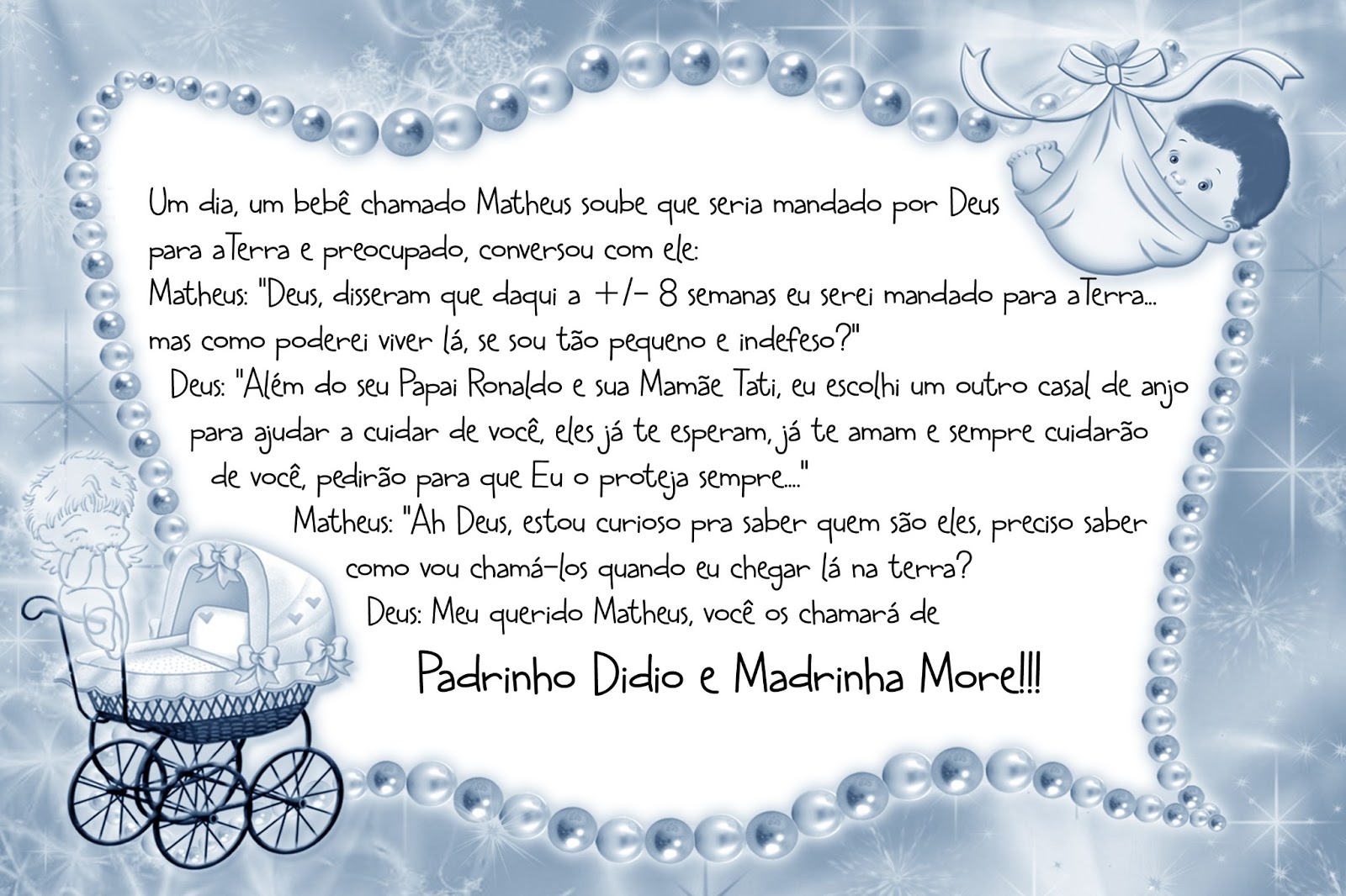 Convite para Padrinhos