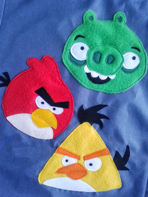 аппликация Angry Birds