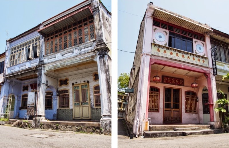 Malaysia shophouses of where East meets West