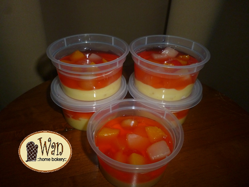 Mama! I Love You DessertPudding Custard Fruit Cocktail