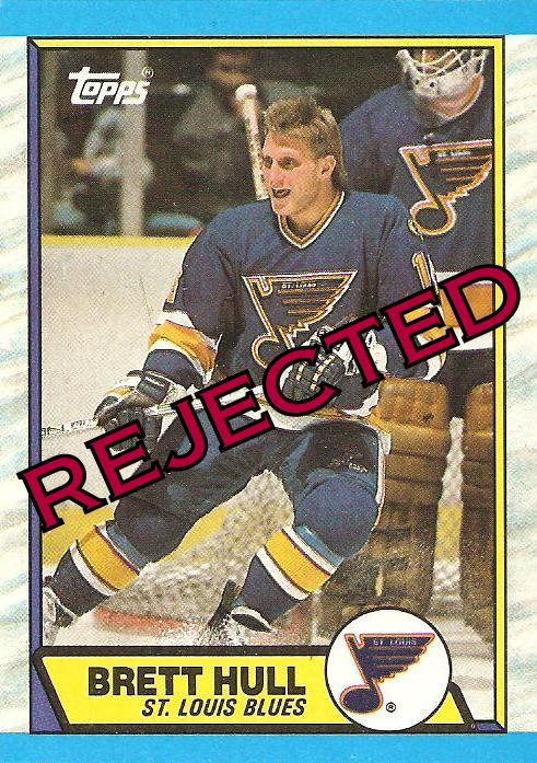 TOPPS NHL #66 . Brett Hull . Rookie Card .. NM/Mint