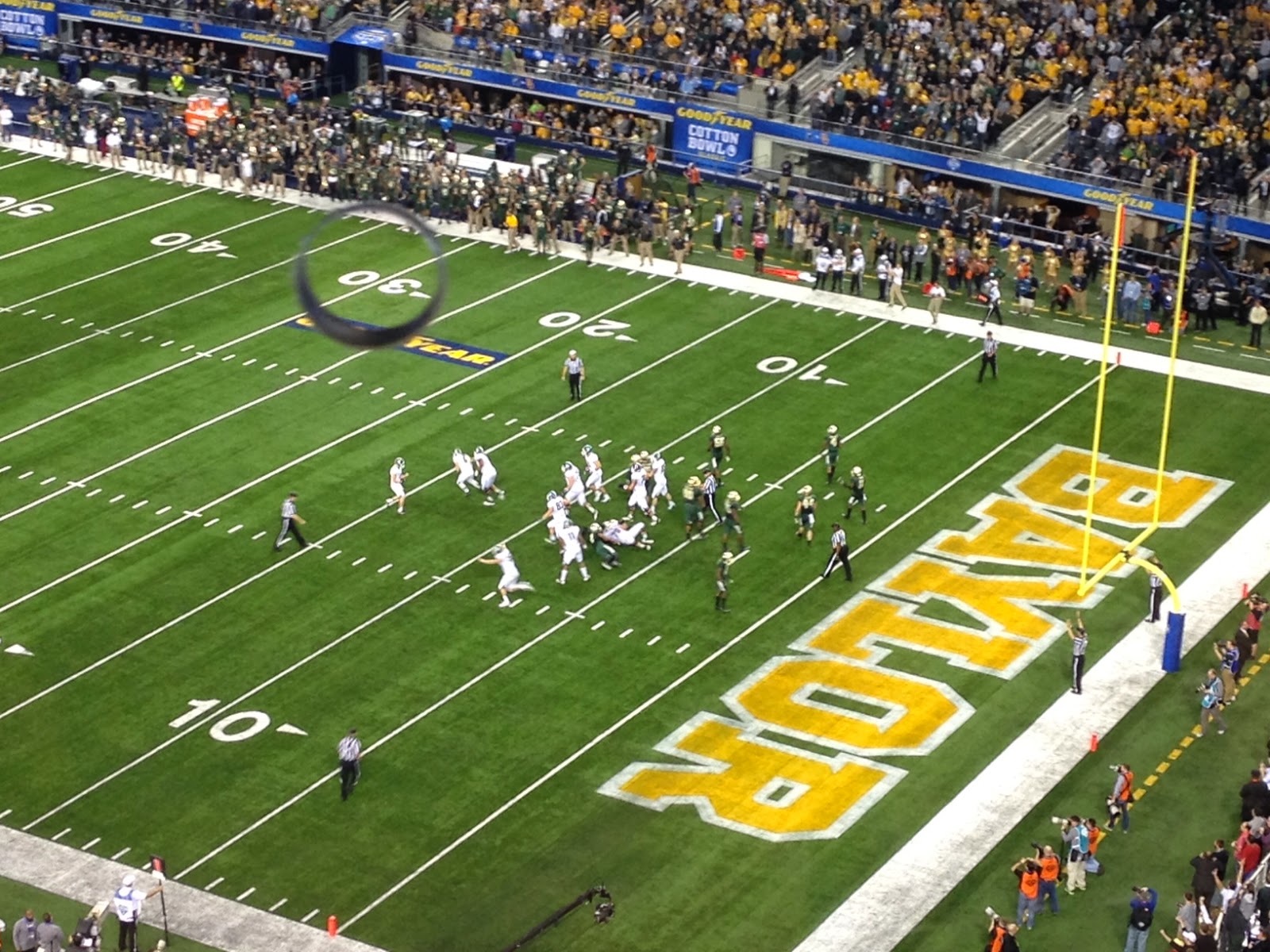 The Official Blog of the Goodyear Cotton Bowl Classic Touchdown, Spartans!