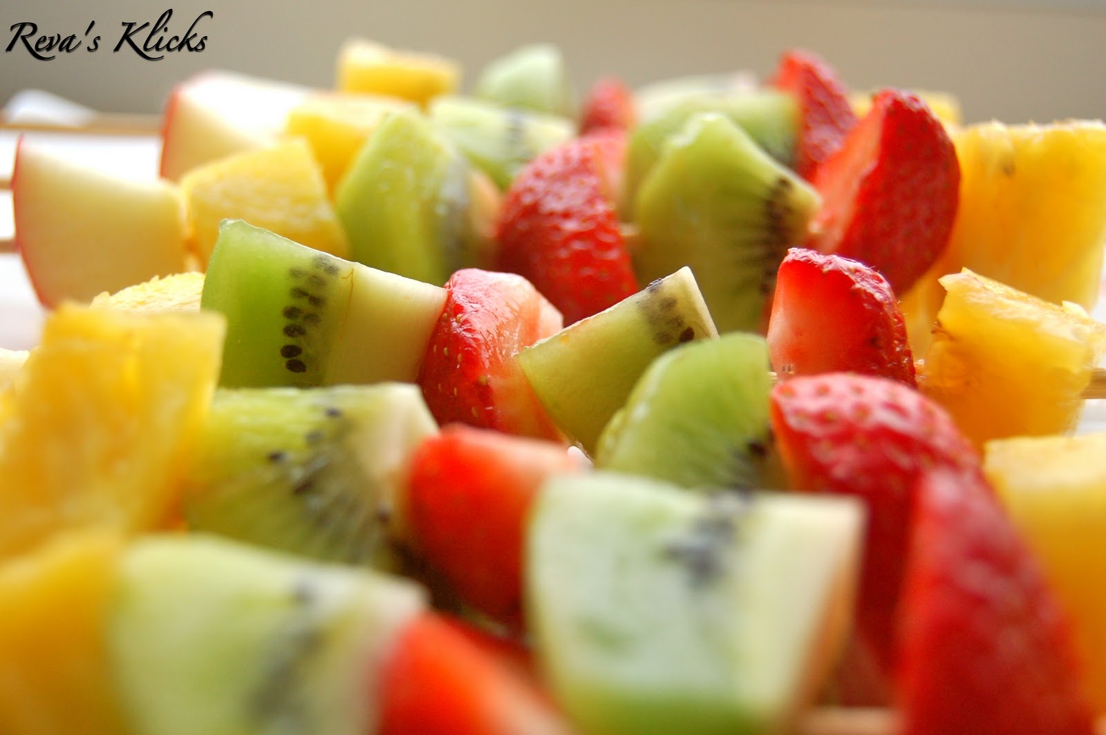 Kaarasaaram Fruit Kebabs with Yogurt and Honey