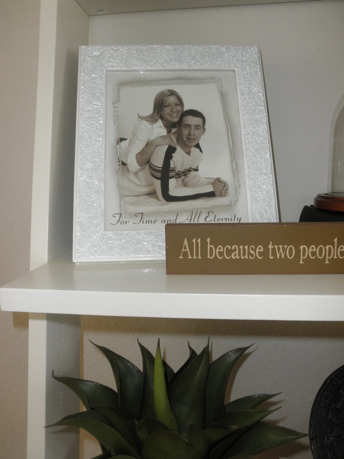 InsideOut Design Decorating a frame with broken glass