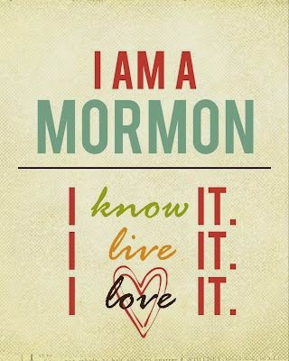 I'm a Mormon!