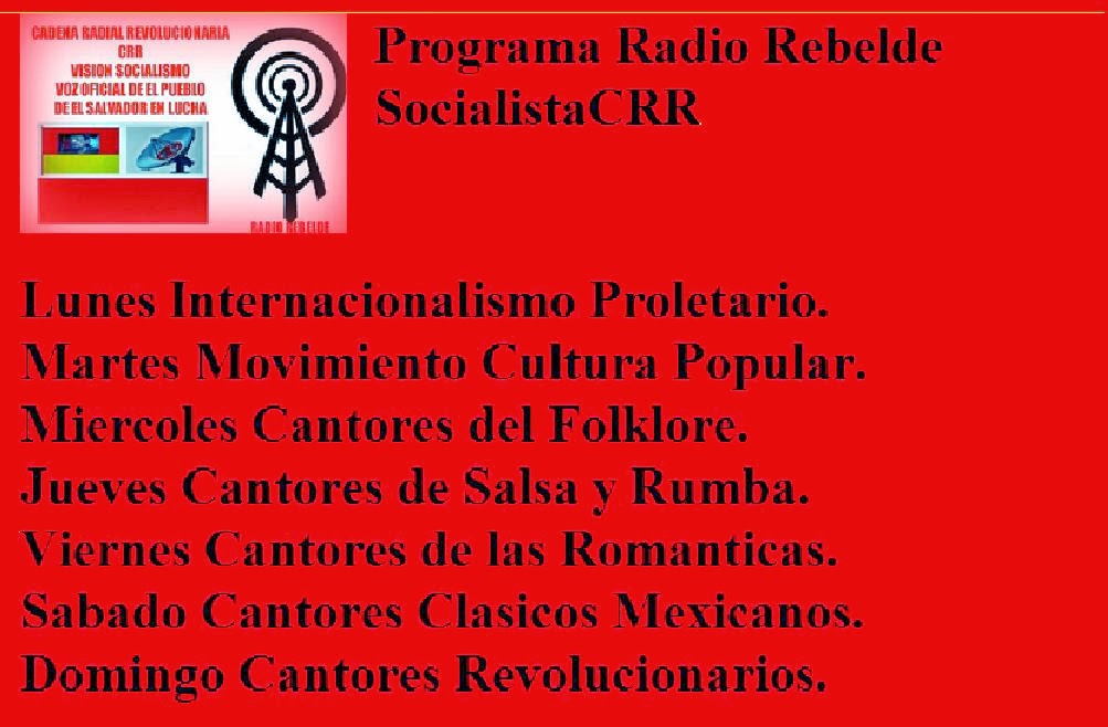 Esta Es Radio Rebelde Socialista -CRR- La Popular Haciendo Radio