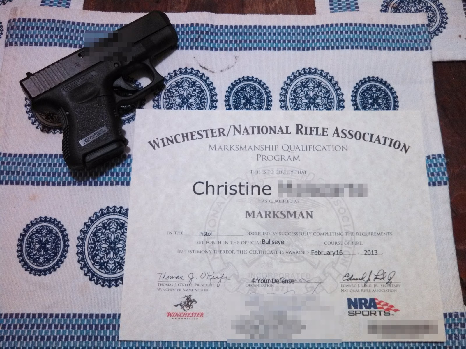 firearms training certificate template rome fontanacountryinn com firearms training certificate template