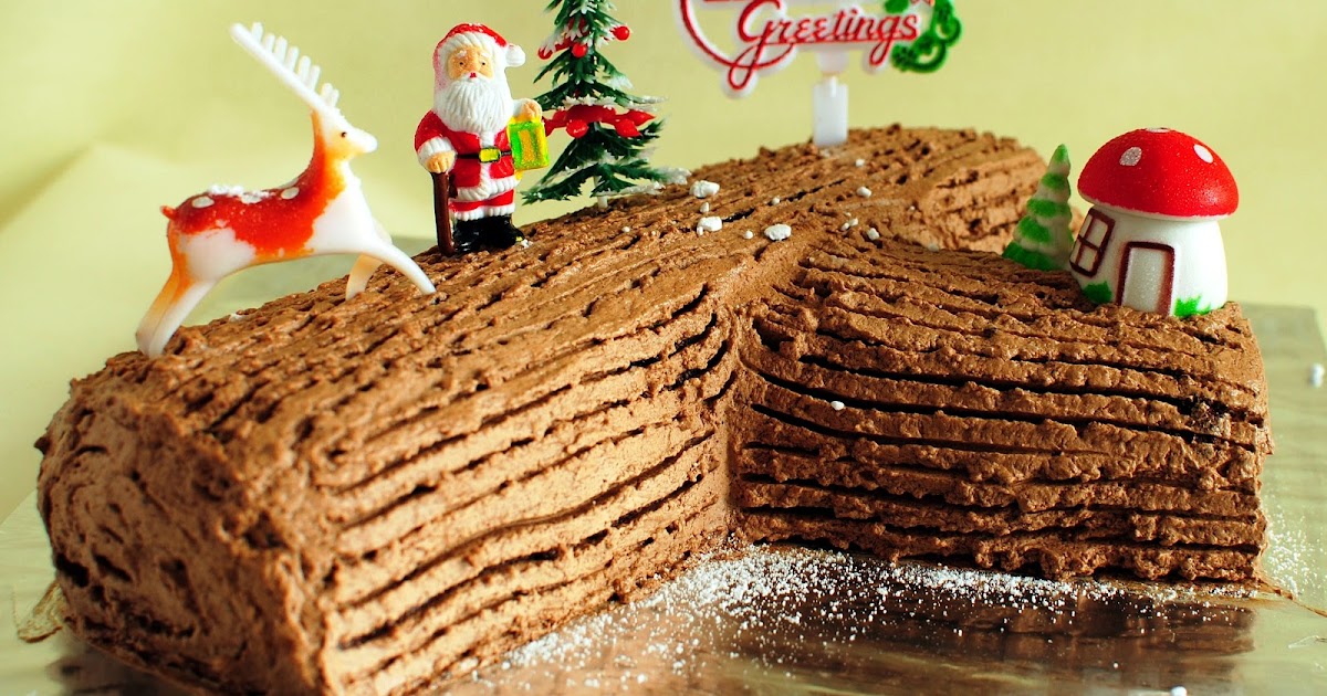 The Bestest Recipes Online: Merry Christmas – Chocolate Log Cake