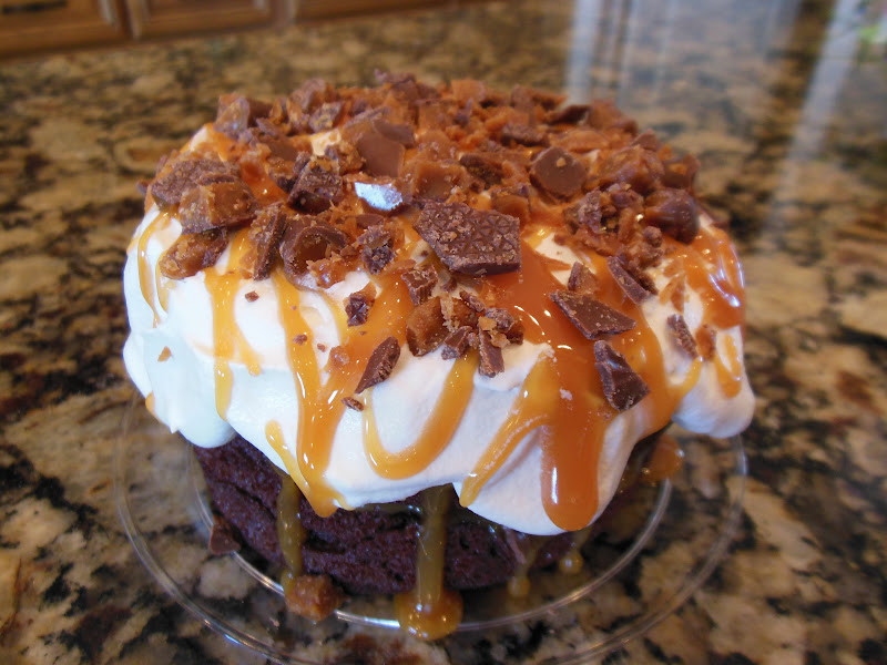 ALL THINGS DELICIOUS Skor Bar Cake a.k.a. Better Than Anything Cake