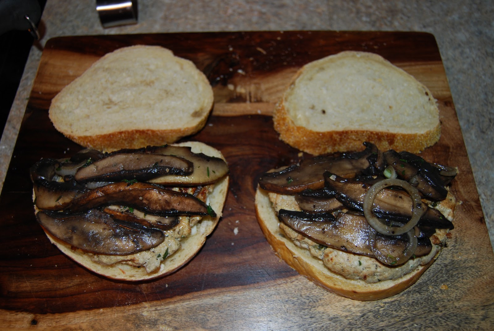 What's for Dinner Tonight! DoubleHigh Turkey & Portobello Melts