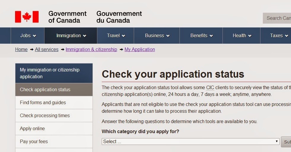 Me Moving To Canada How to Check the Application Status in ECAS for FSW Canada?