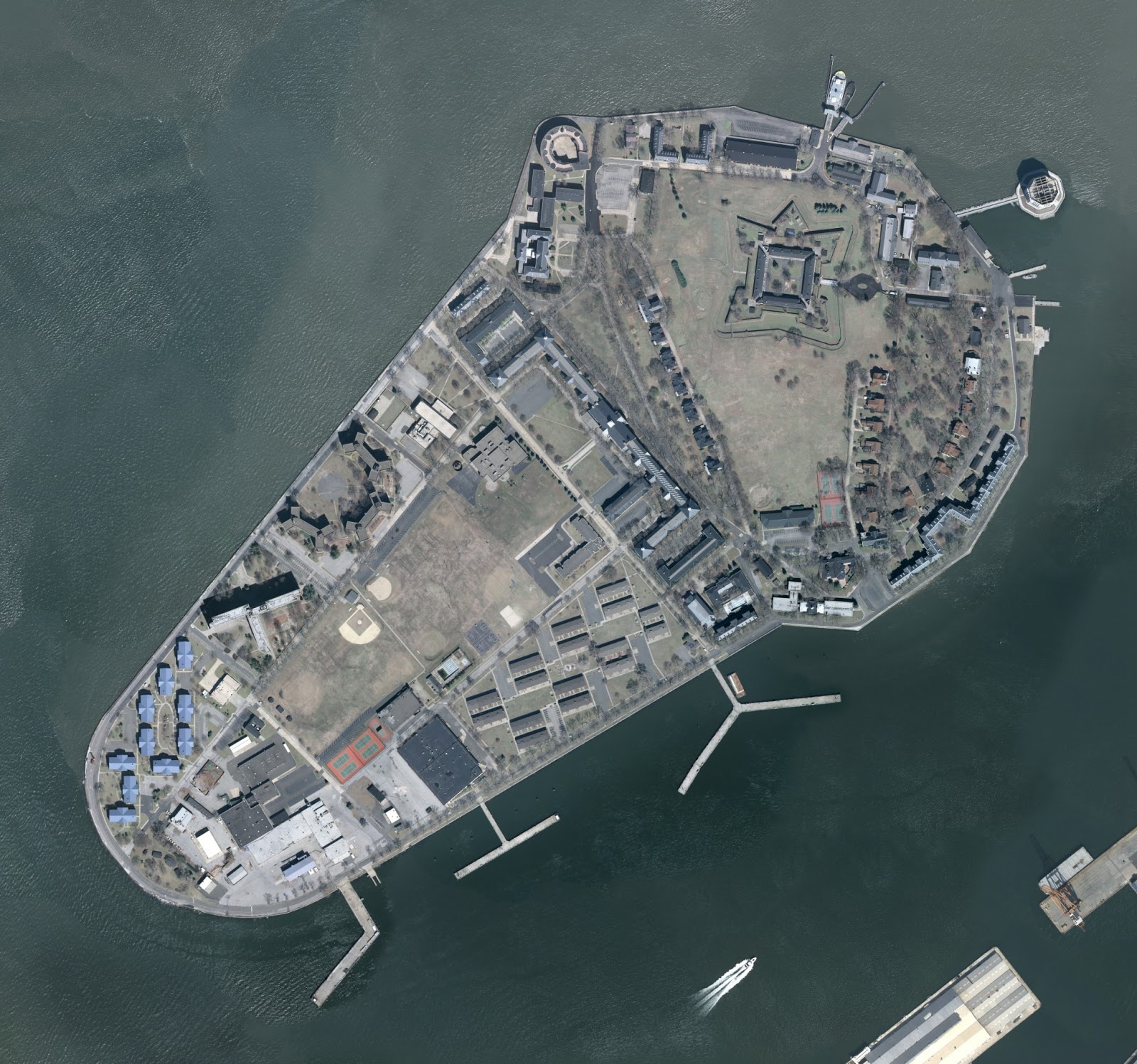 T C C Implosion Building 877 Governor’s Island, New York Harbor