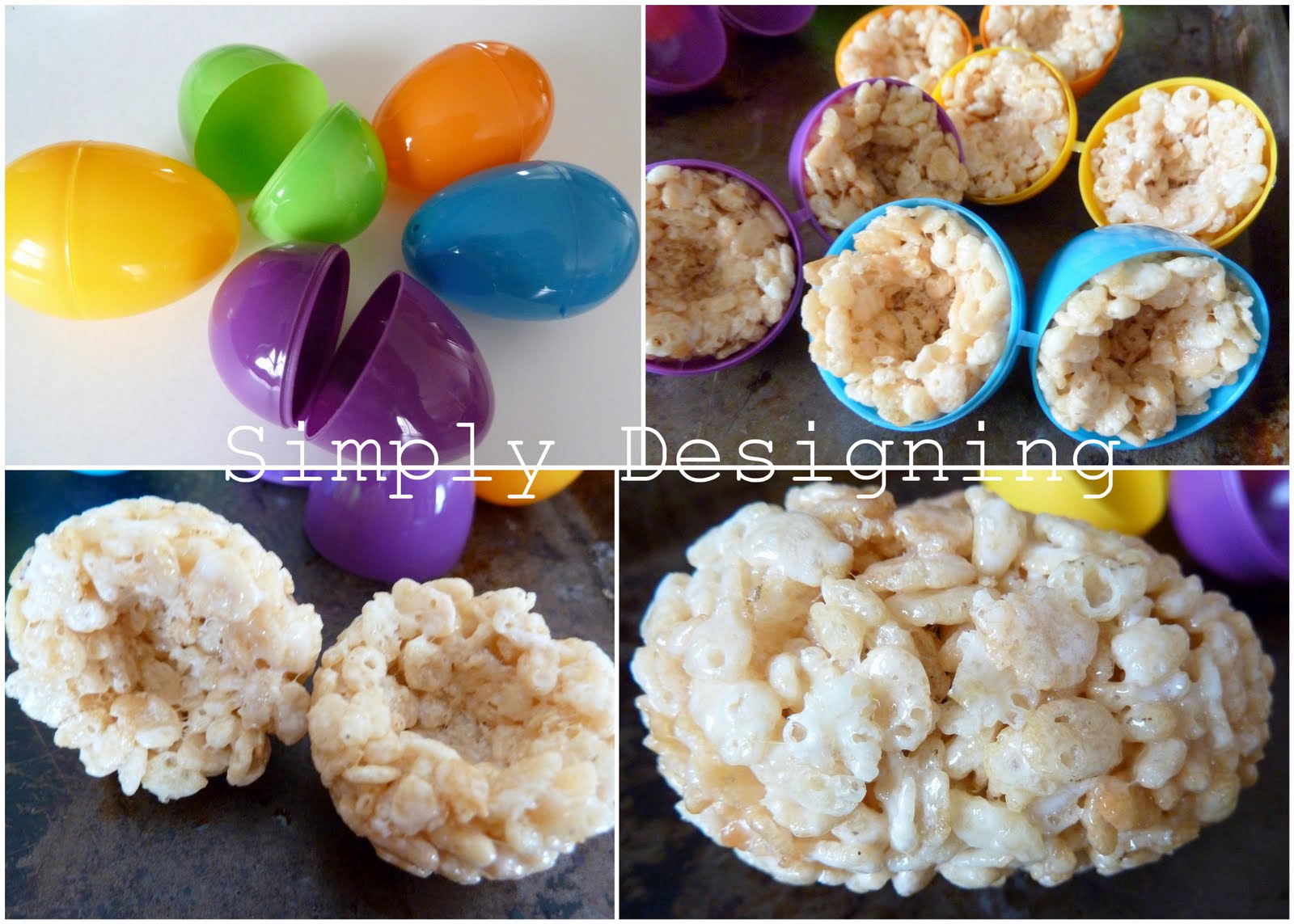 Surprise Rice Krispie Easter Eggs