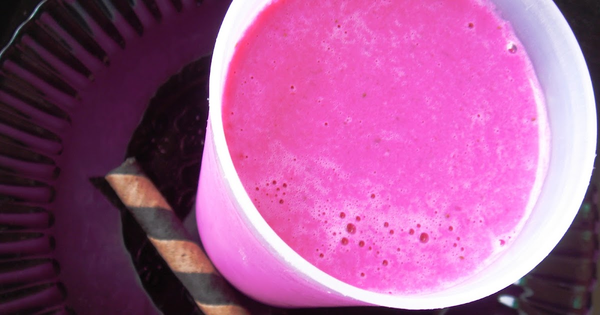 Riddikulus-ly Pink Beetroot And Strawberry Smoothie