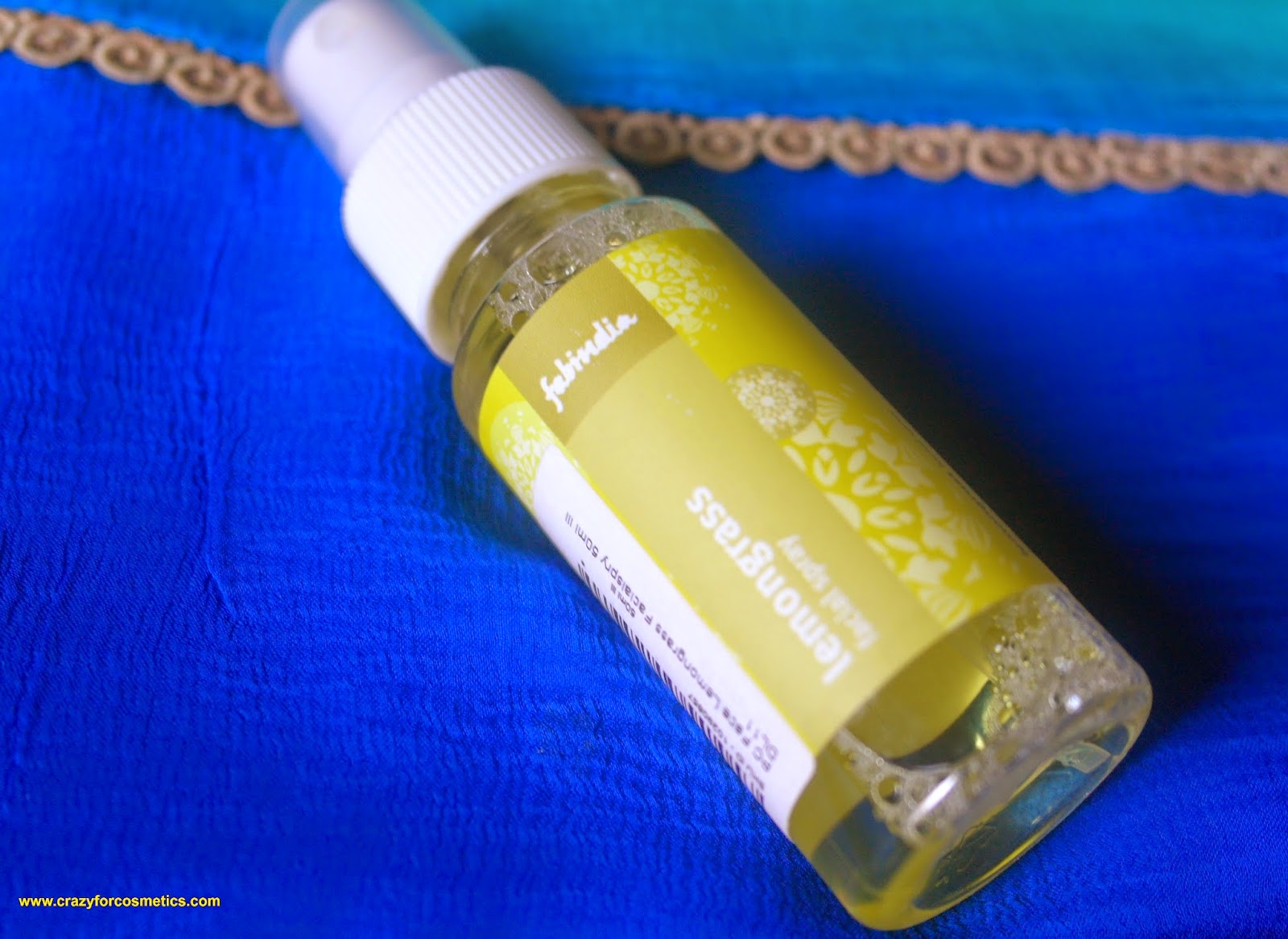 fabindia lemongrass facial spray review