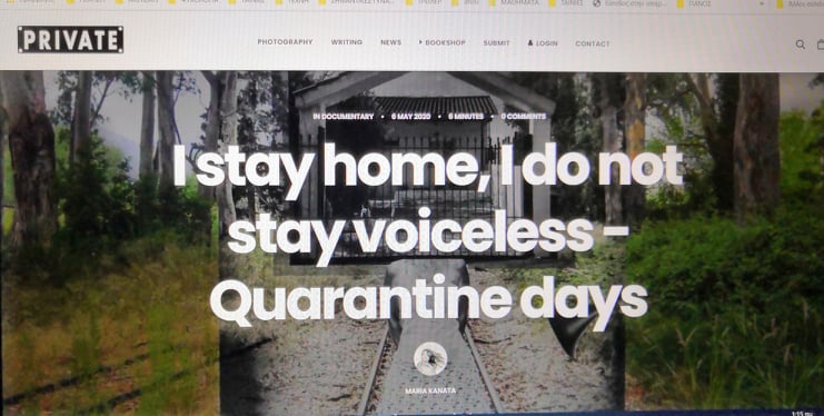 I stay home, I do not stay voiceless - Quarantine days
