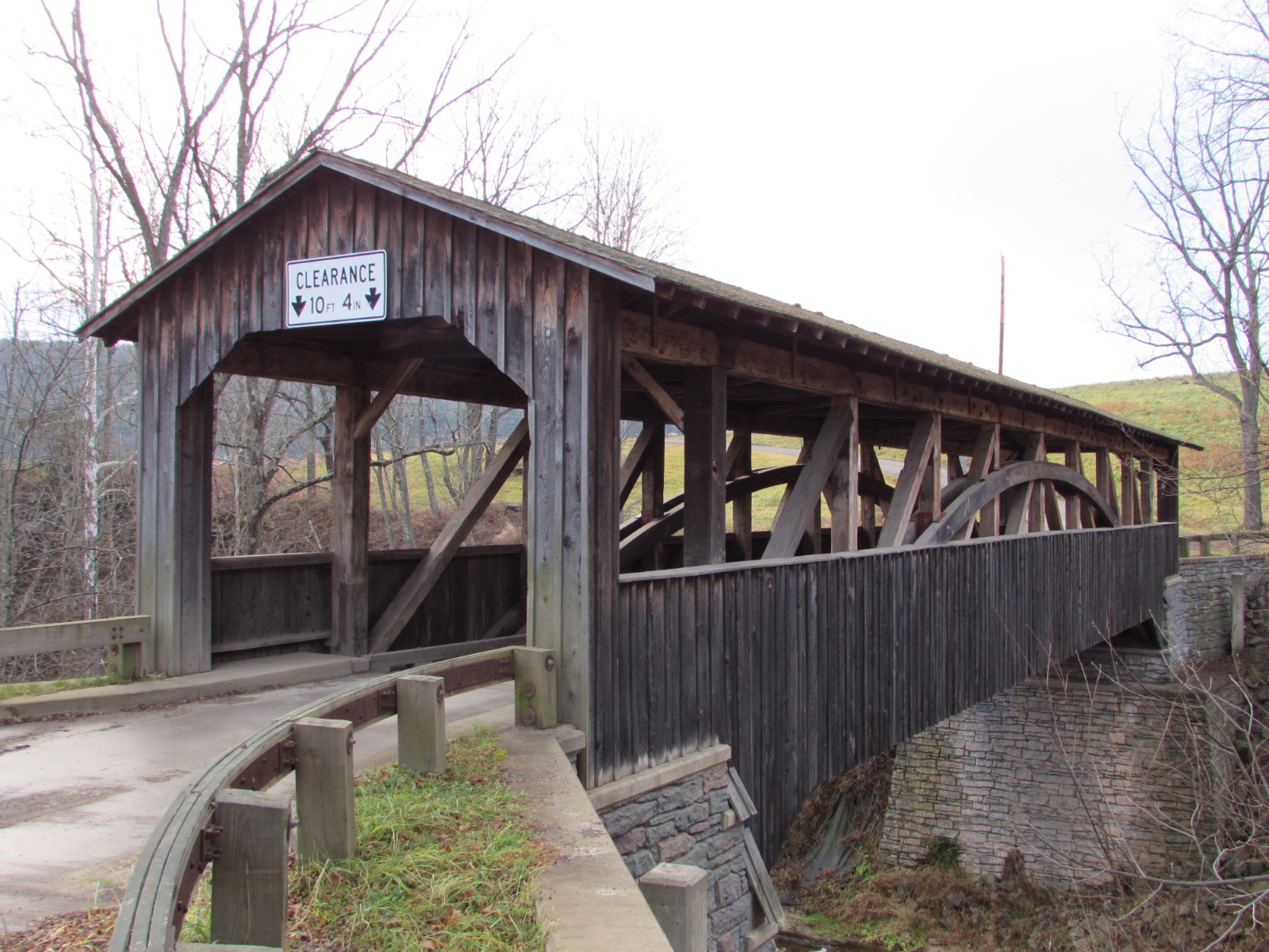 Knapp's Covered Bridge, Towanda, PA, Bradford County Interesting