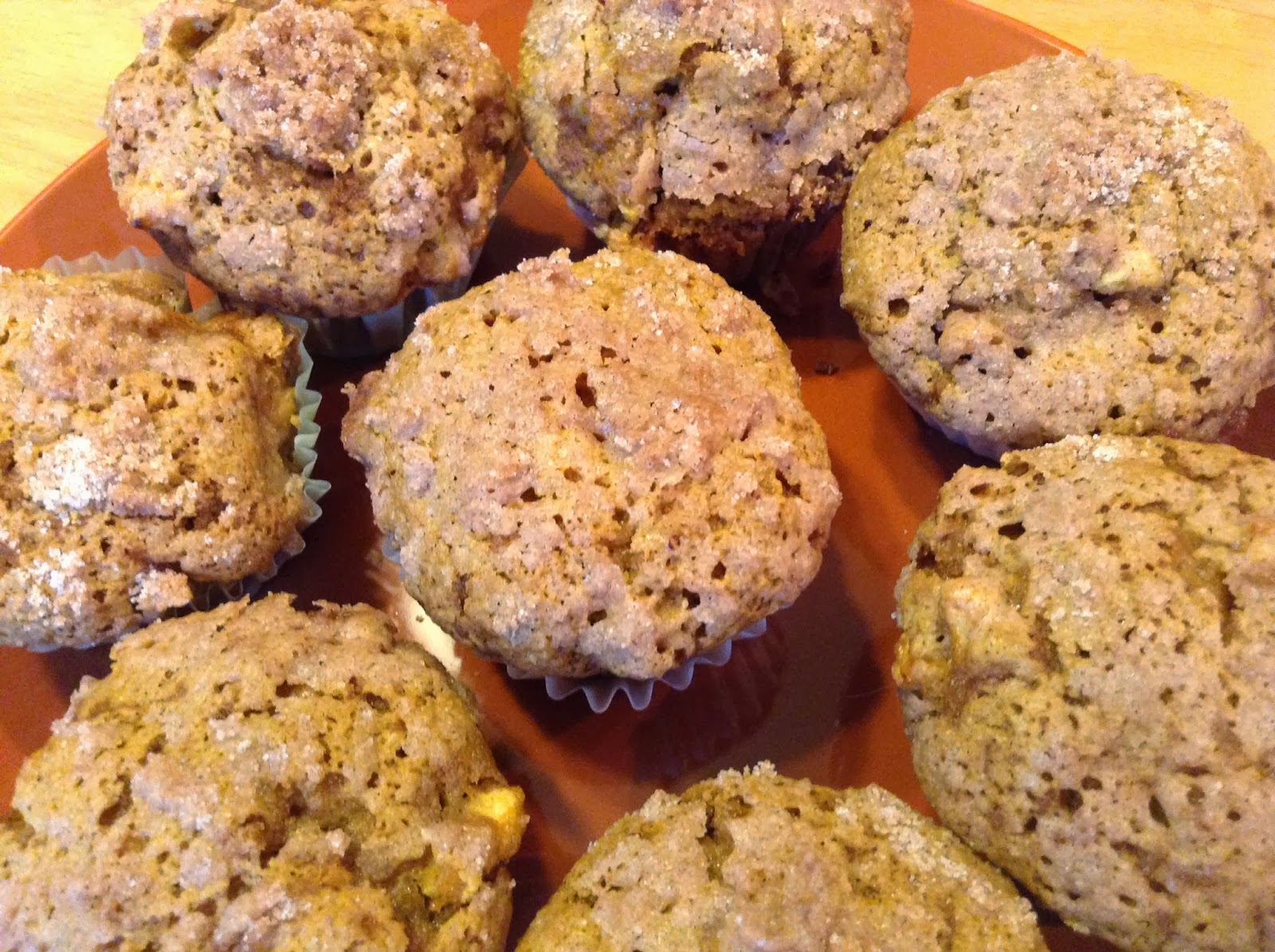 Laura's Baking Talent Pumpkin Apple Muffins