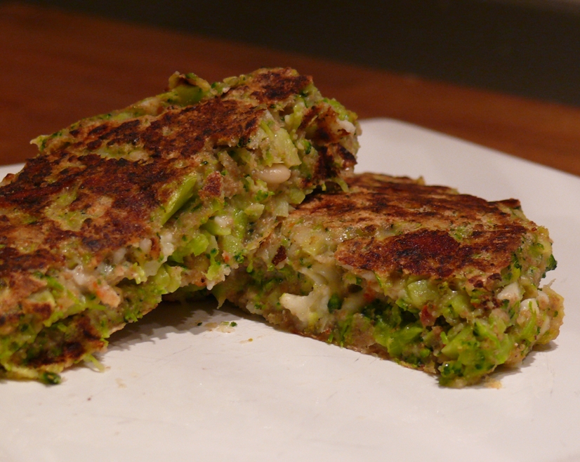 Hamburger di broccoli e pecorino