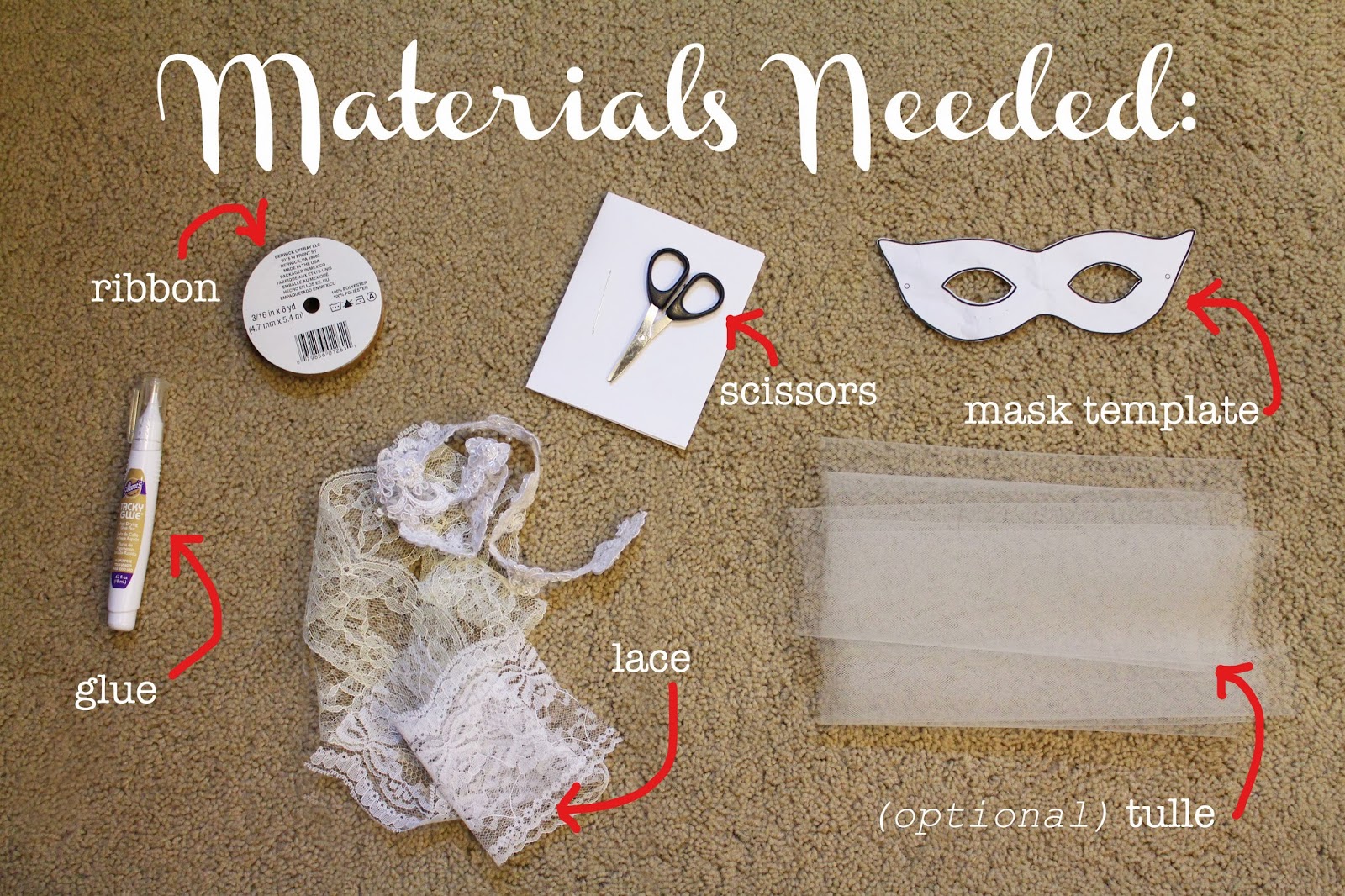 partyliss diy lace mask
