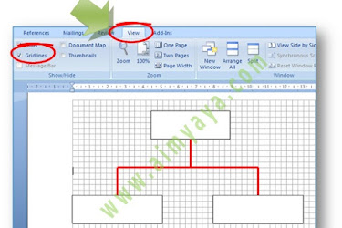 Bagaimana Menggambar Menggunakan Grid di Microsoft Word