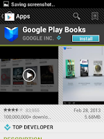 Google Play Books on Android