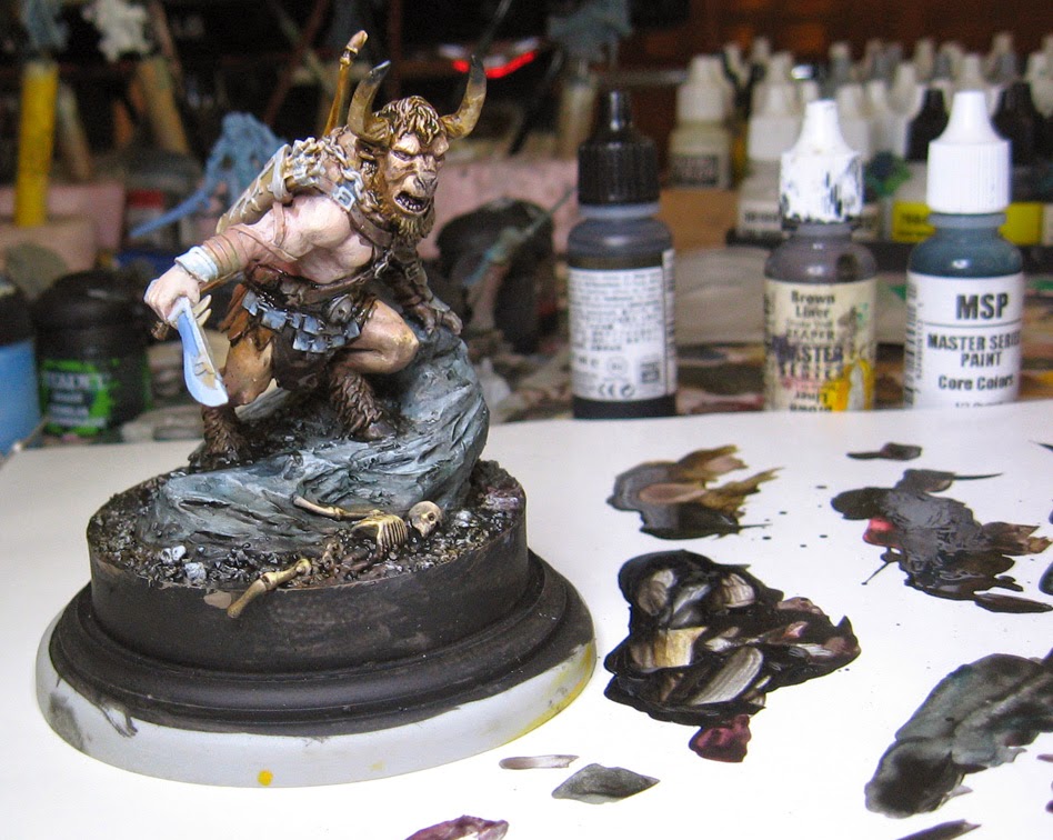 James Wappel Miniature Painting Working in the shade