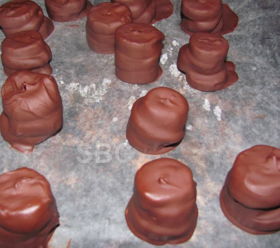 This is how we Mommy Chocolate covered bananamarshmallow stacks