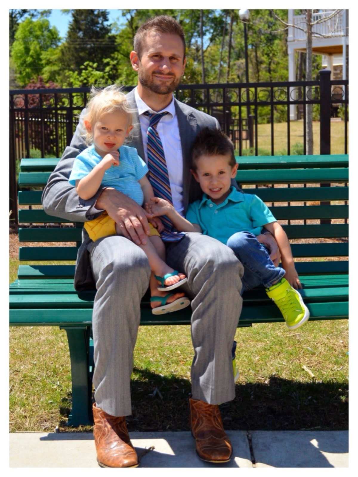 Daddy and Boys Easter 2014