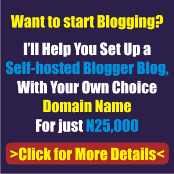 START YOUR OWN BLOG NOW