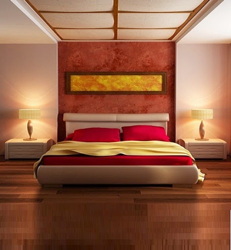 Bedroom ceiling designs in Japanese style
