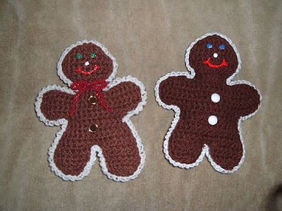 Crochet gingerbread man