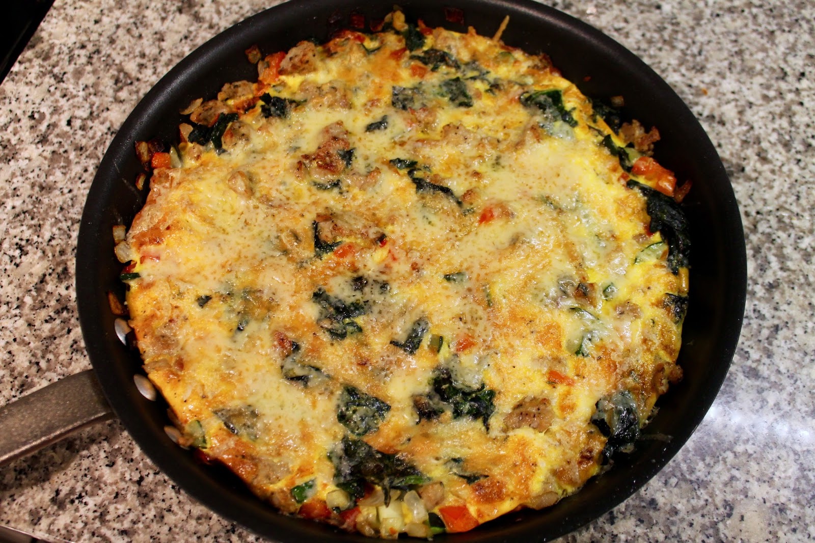 Cook In / Dine Out Sausage, Vegetable and Gruyere Frittata