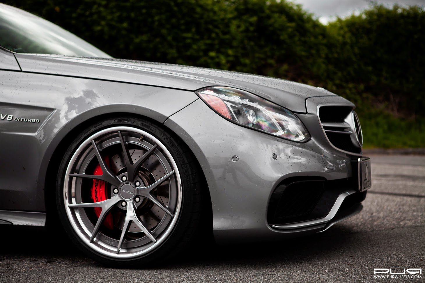 Mercedes Benz W212 E63 AMG Facelift on PUR Wheels