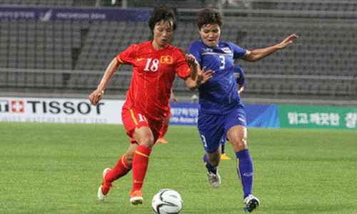Tuyển Nữ Việt Nam 2-1 Thái Lan Tuyển Nữ Việt Nam 2-1 Thái Lan