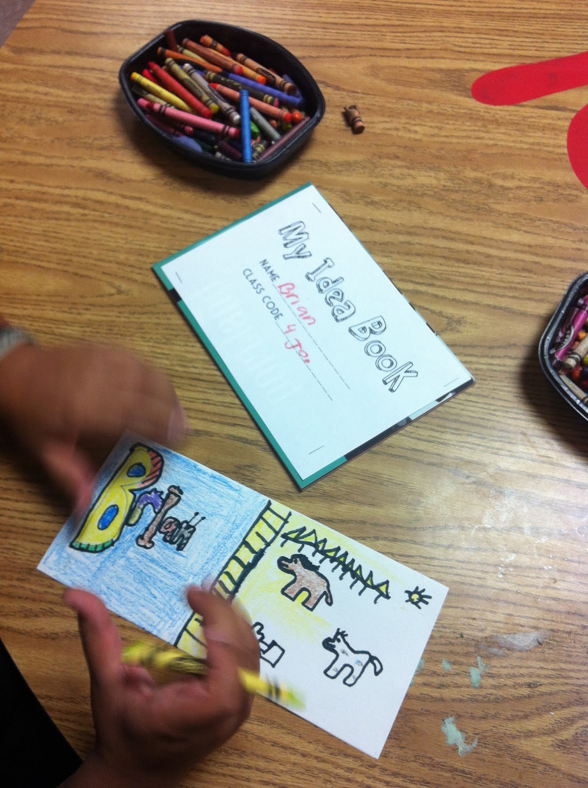 ChumleyScobey Art Room Name Tags and Idea Books